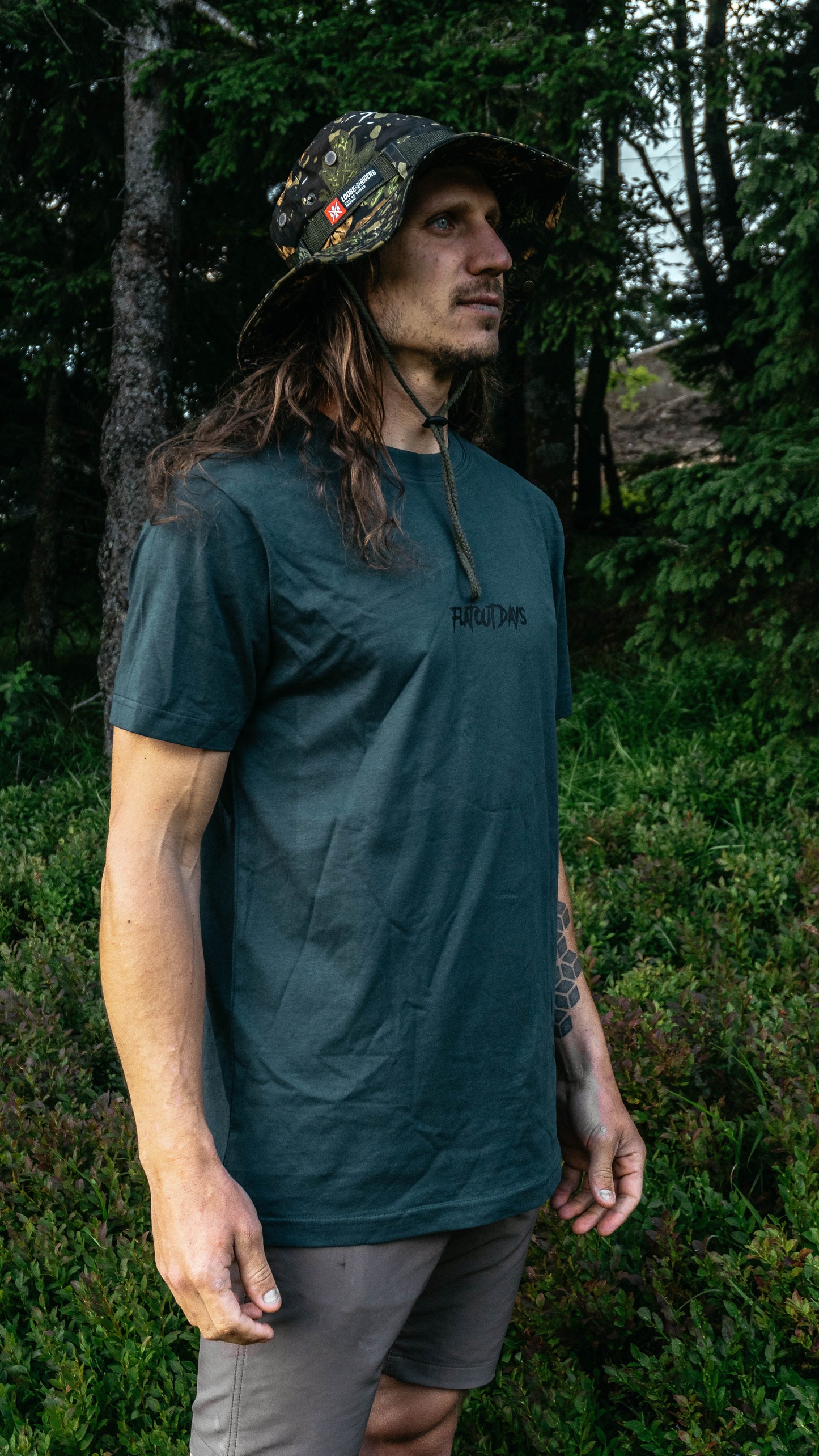 FOD T-Shirt - To The Moon - Dark Green