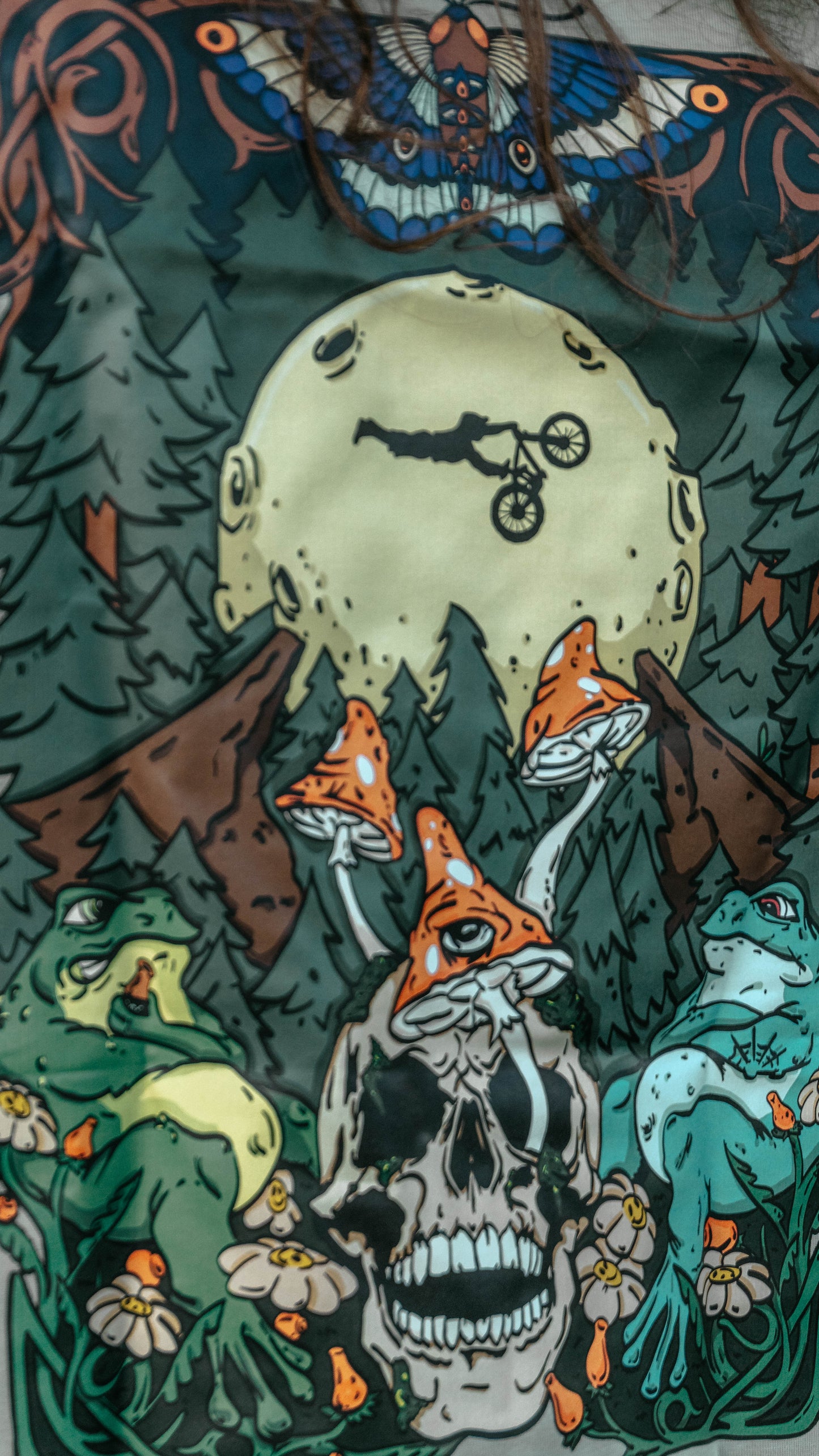 FOD T-Shirt - To The Moon - Light Green - Size Large