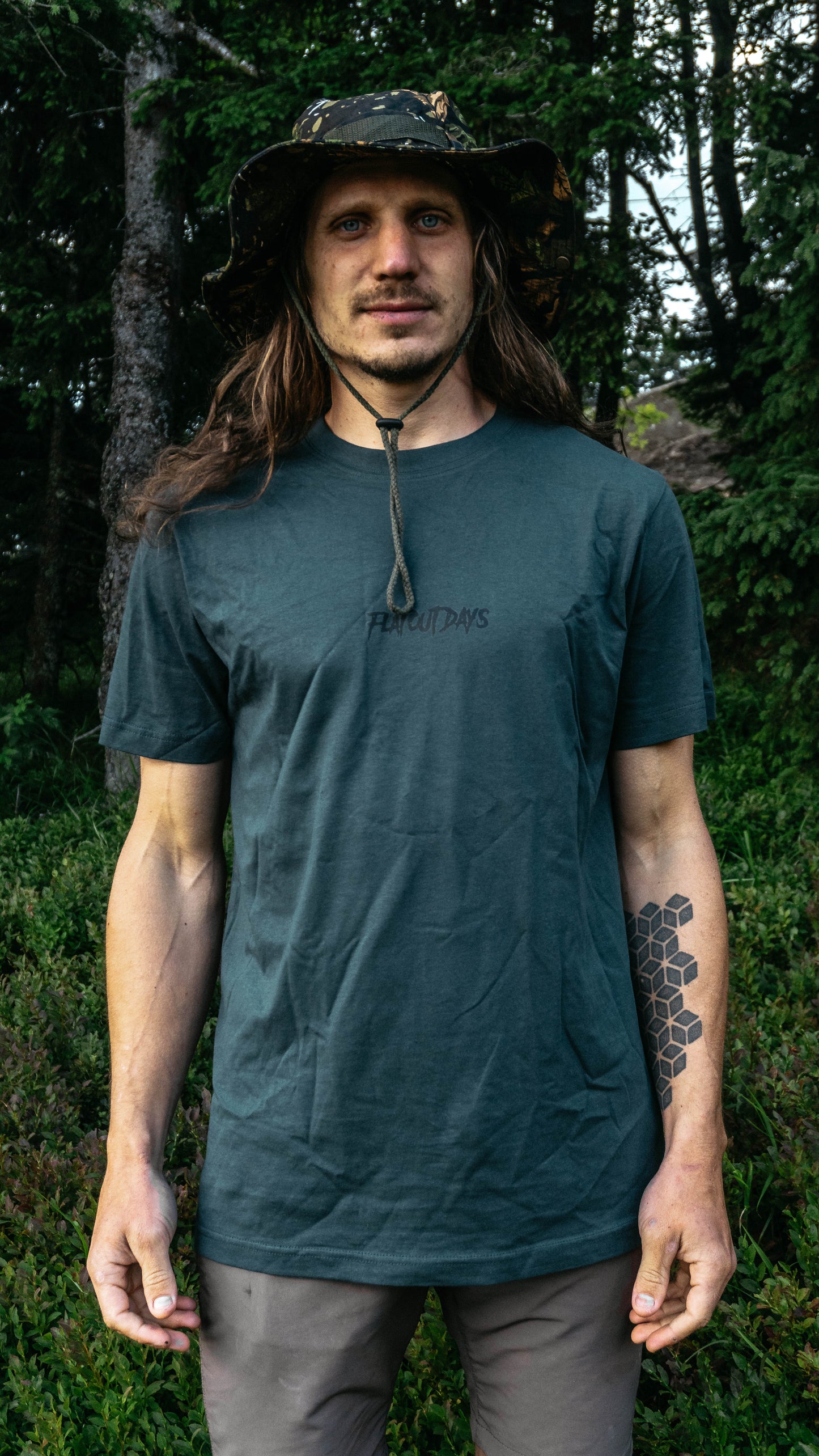 FOD T-Shirt - To The Moon - Dark Green