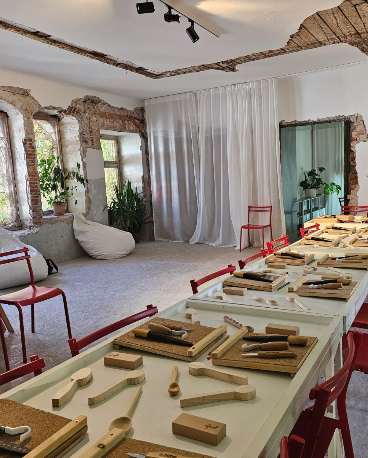 Wood crafting workshop